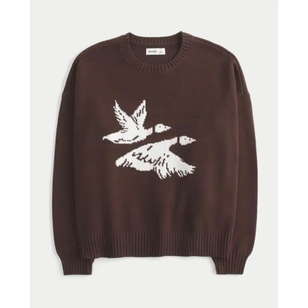 NWT Hollister Flying Birds Sweater
